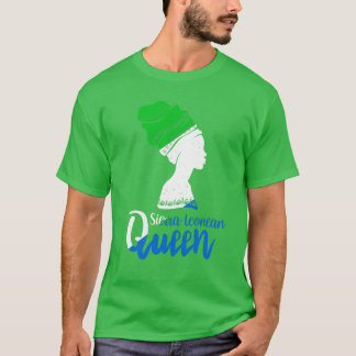 Sierra Leone Flag Afro Roots T-Shirt