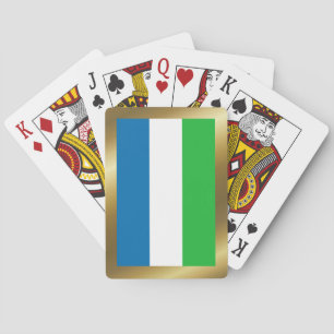 Sierra Leone Flag Spielkarten
