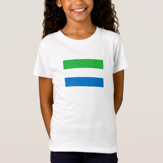 Sierra Leone Flag T-Shirt (Vorderseite)