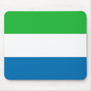 Sierra Leone-Flagge Mousepad