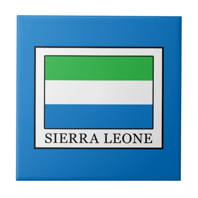 Sierra Leone Fliese (Vorderseite)