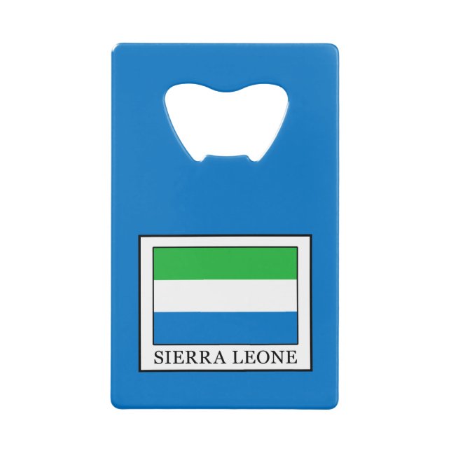 Sierra Leone Geldkarten Flaschenöffner (Vorderseite)