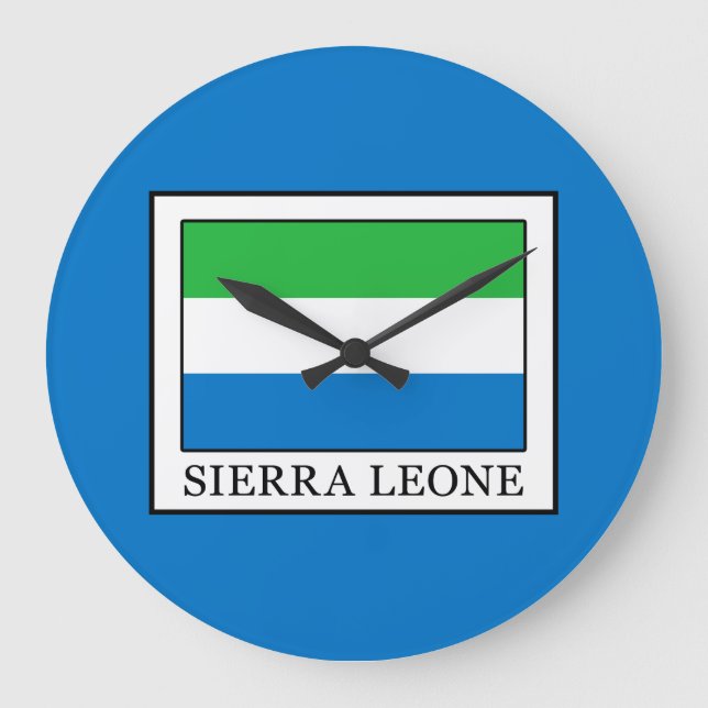 Sierra Leone Große Wanduhr (Vorderseite)