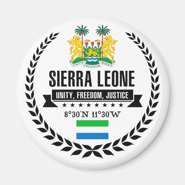 Sierra Leone Magnet (Vorne)