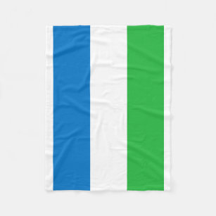 Sierra Leone-nationale Weltflagge Fleecedecke