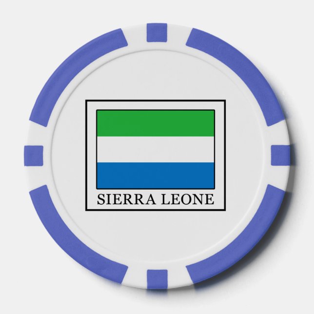 Sierra Leone Pokerchips (Vorderseite)