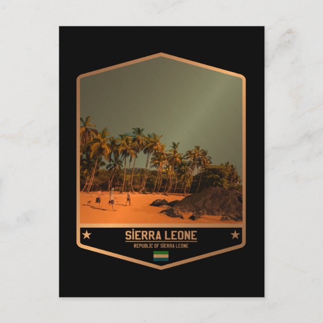 Sierra Leone Postkarte (Vorderseite)