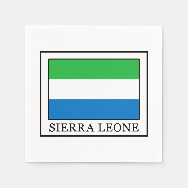 Sierra Leone Serviette (Vorderseite)
