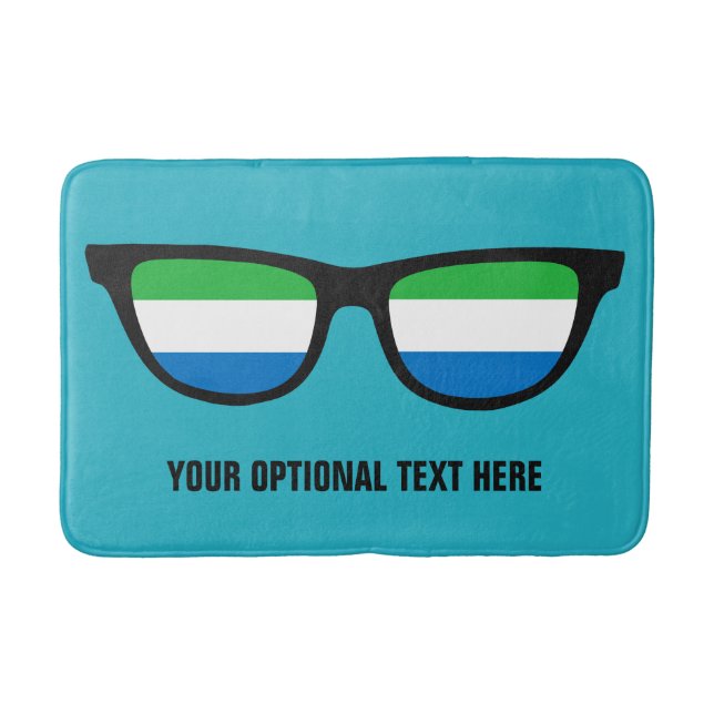 Sierra Leone Shades Zollbadematten Badematte (Vorderseite)