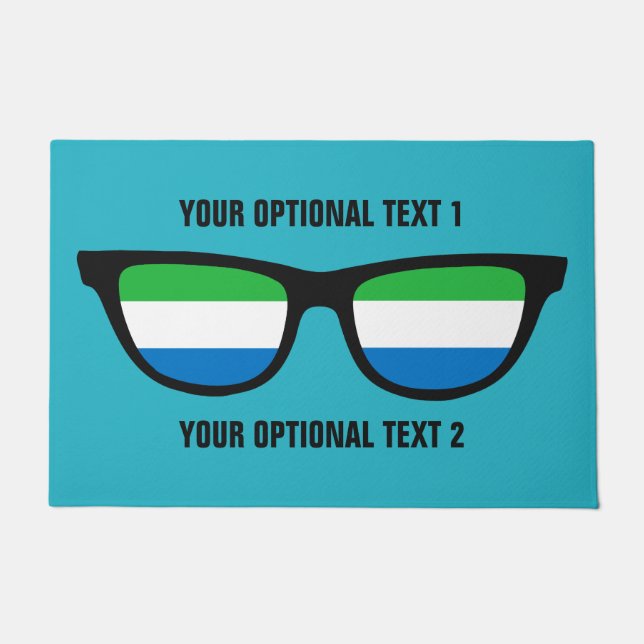 Sierra Leone Shades Zollmatten Fußmatte (Vorderseite)