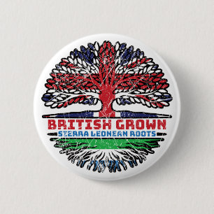 Sierra Leone Sierra-Leoner/in UK Vereinigtes König Button