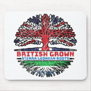 Sierra Leone Sierra-Leoner Uk Vereinigtes Königrei Mousepad
