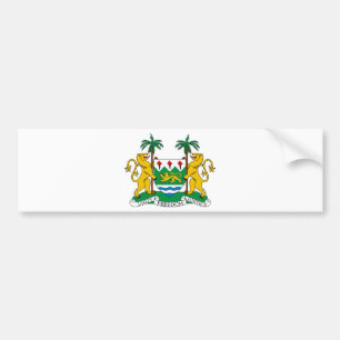 Sierra Leone-Wappen Autoaufkleber