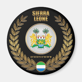 Sierra Leone-Wappendecke Magnet
