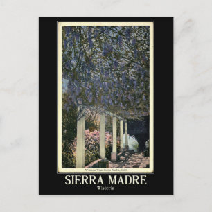 Sierra Madre, Kalifornien, Vintag Postkarte
