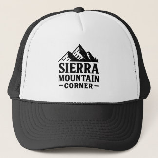 Sierra Mountain Corner – Adventure Logo T-shirt Truckerkappe