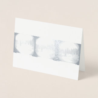 Sierra Mountain Snowstorm - Carte de Pins neigeux