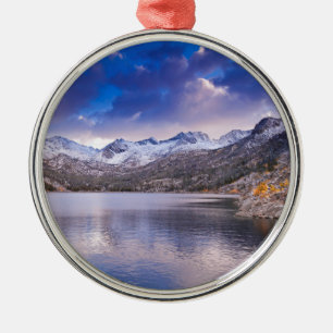 Sierra Nevada Berge, Herbst, CA Ornament Aus Metall