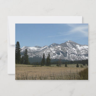 Sierra Nevada Berge I von Yosemite Feiertagskarte