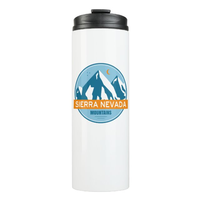 Sierra Nevada Berge Kalifornien Thermosbecher (Vorderseite)