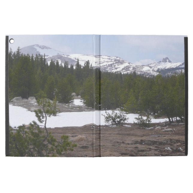 Sierra Nevada Berge und Schnee auf Yosemite (Vorderseite)