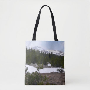 Sierra Nevada Berge und Schnee auf Yosemite Tasche