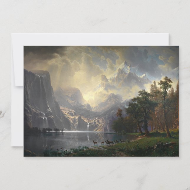 Sierra Nevada, CA | Albert Bierstadt (Vorderseite)