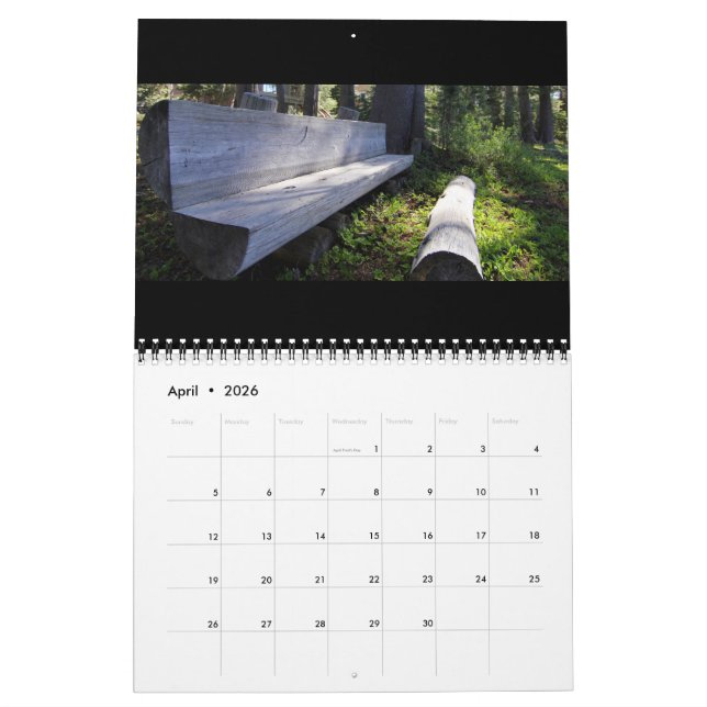 Sierra Nevada, Calfornia Kalender (Apr 2026)