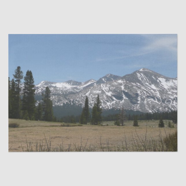 Sierra Nevada Gebirge I aus Yosemite Seidenpapier (Vorderseite)