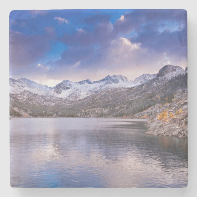 Sierra Nevada, Herbst, CA Steinuntersetzer (Vorderseite)