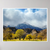 Sierra Nevada Herbstlandschaft - Kalifornien Wandk