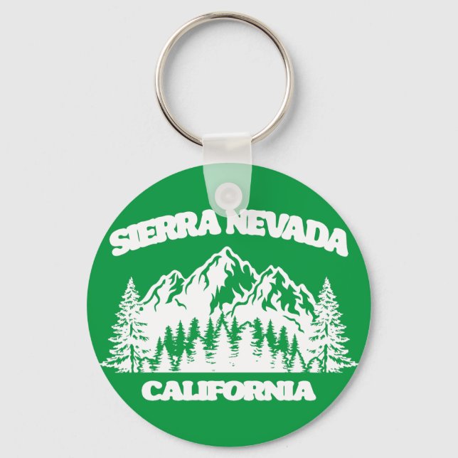 Sierra Nevada Kalifornien Schlüsselanhänger (Vorderseite)