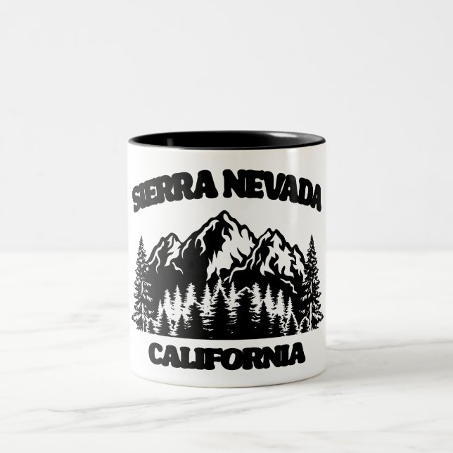 Sierra Nevada Kalifornien Zweifarbige Tasse (Mittel)