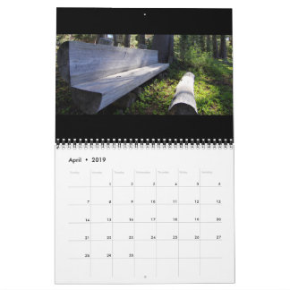 Sierra Nevada Mountains, Californie Calendrier