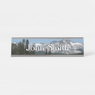 Sierra Nevada Mountains I von Yosemite Schreibtischnamensplakette