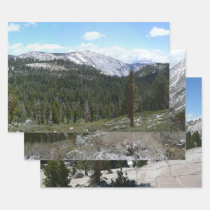 Sierra Nevada Mountains II von Yosemite Geschenkpapier Set