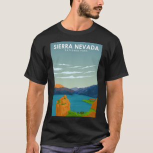 Sierra Nevada Nationalpark Spanien Vintage Minimal T-Shirt