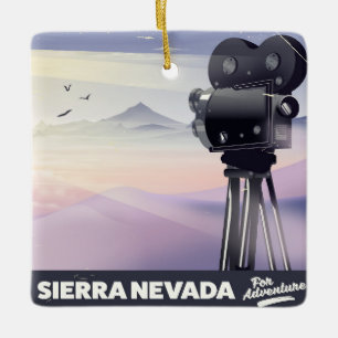 Sierra Nevada Reiseplakat Keramikornament