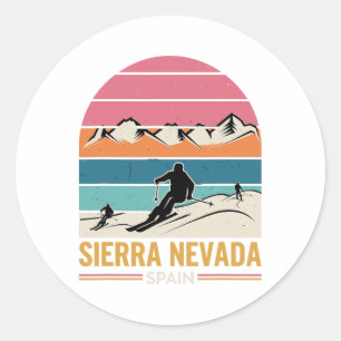 Sierra Nevada Spanien Runder Aufkleber