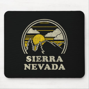 Sierra Nevada T-Shirt Vintage Wandern Berge Tee Mousepad