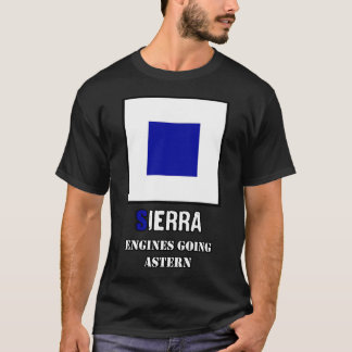 Sierra-Schiffssignalflaggen T-Shirt