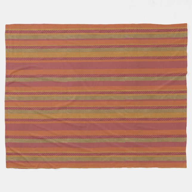 Sierra Sunset Striped Fleece Blanket (Vorderseite (Horizontal))