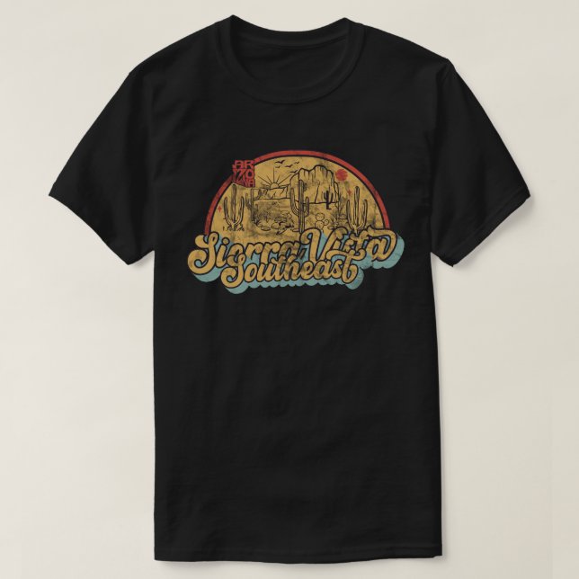 Sierra Vista Südosten, Arizona T-Shirt (Design vorne)