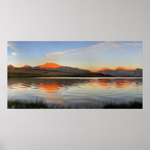 Sierra Wappen Sunset - John Muir Trail Poster
