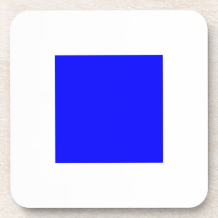 SIERRA White mit Blue Square Untersetzer