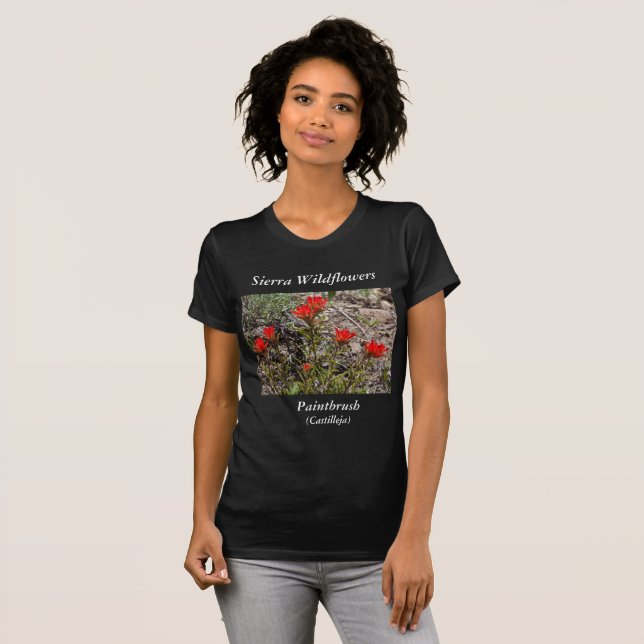 Sierra Wildblume-Natur-Themenorientierter T - T-Shirt (Vorne ganz)