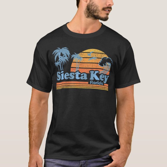 Siesta Key Beach Florida Frühlingsferien T-Shirt (Vorderseite)