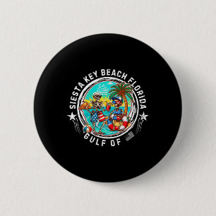 Siesta Key Beach Florida Männer und Frauen Button