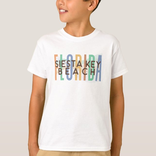 Siesta Key Beach Florida (Sandwellen) T-Shirt (Vorderseite)