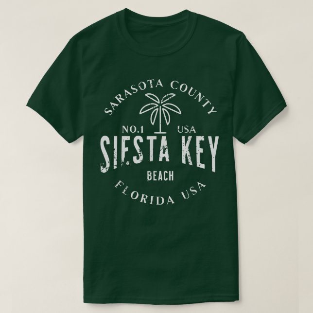 Siesta Key Beach, Florida T-Shirt (Design vorne)